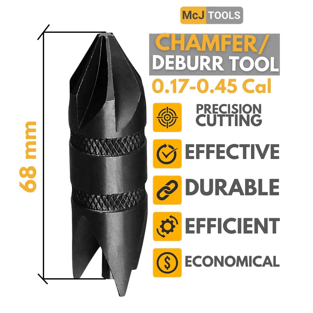 0.17 - 0.45 Cal Chamfer Deburr Reloading Tool