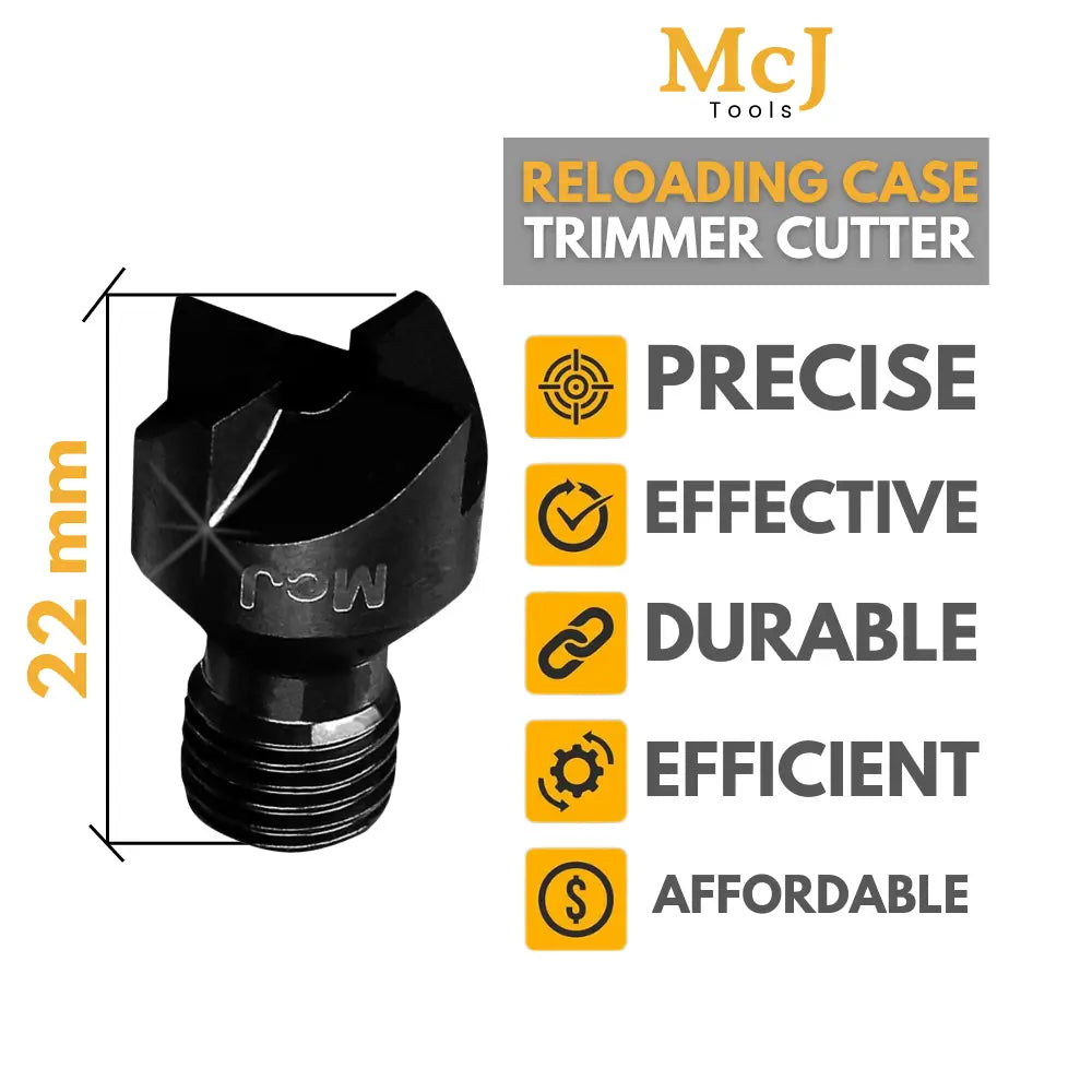 Rotary Case Trimmer Cutter (Shaft 5/32”) | Reloading Case Prep Tool