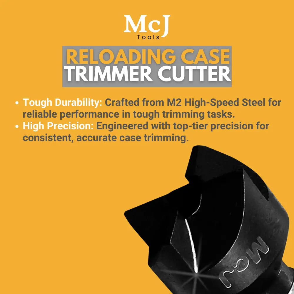 Rotary Case Trimmer Cutter (Shaft 5/32”) | Reloading Case Prep Tool