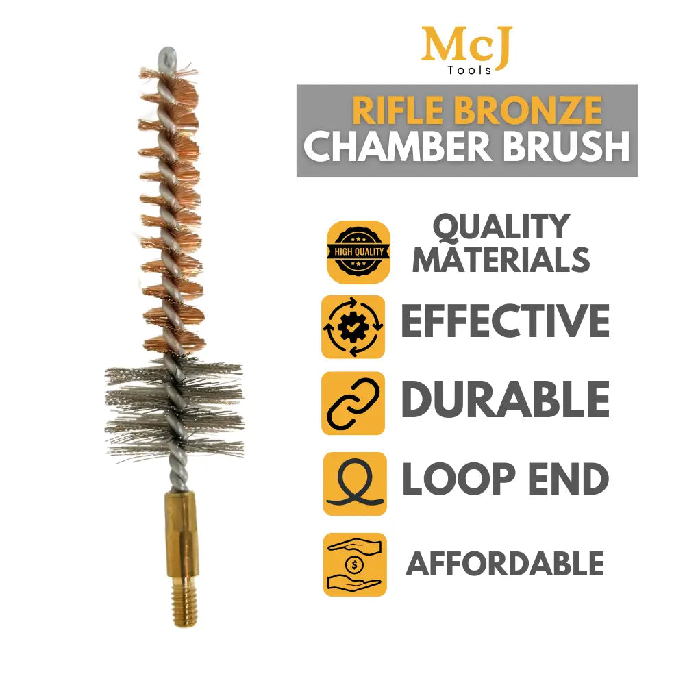 5.56mm/.223 Cal Chamber Bronze Brush 10-pack | Rifle Cleaning Tool