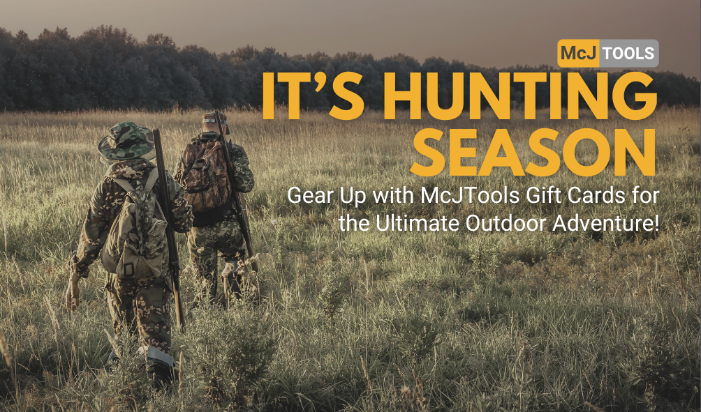 McJ Tools Gift Card - Hunting Season McJ Tools - Outdoor Sports Hunting & Shooting Accessories