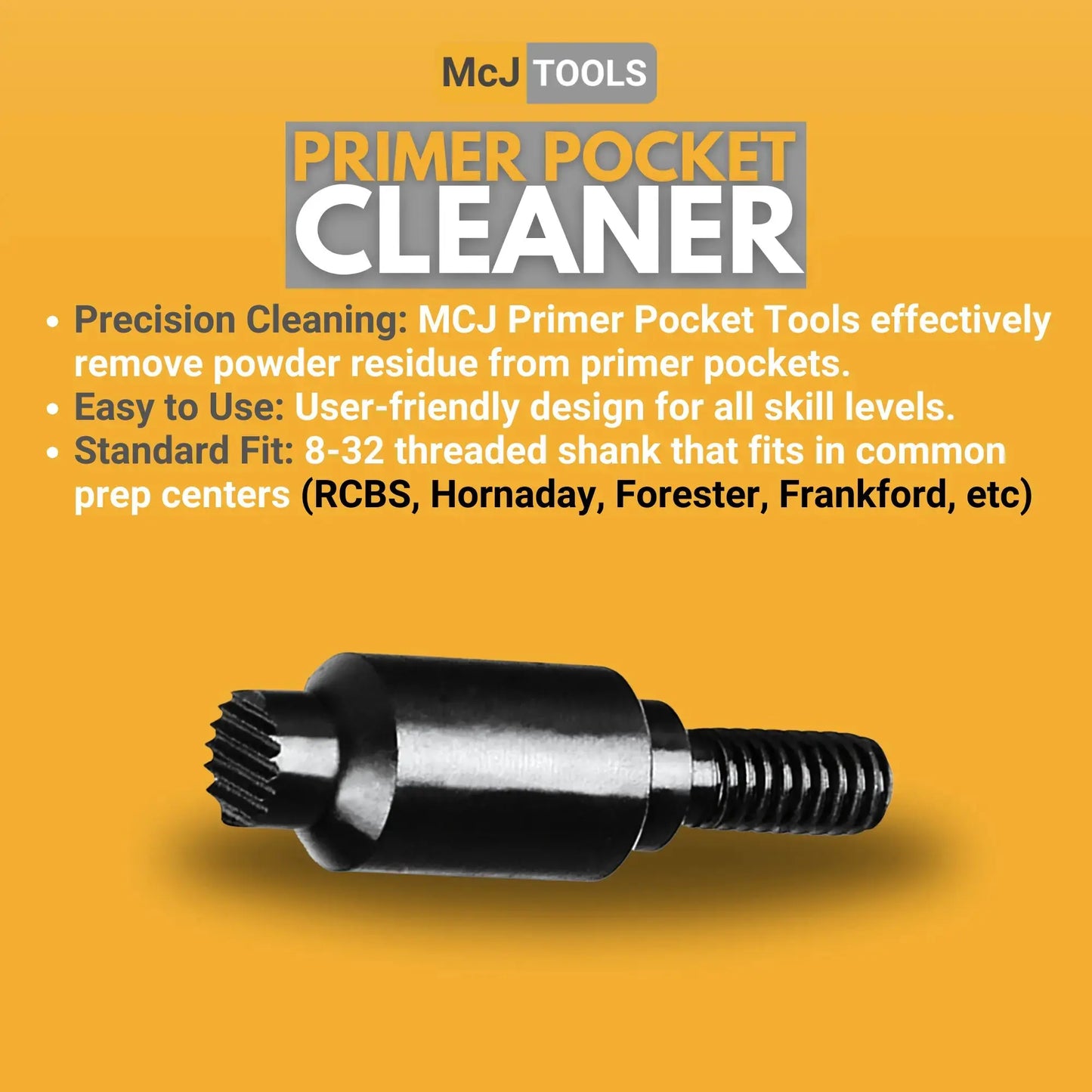 McJ Tools Primer Pocket Cleaner