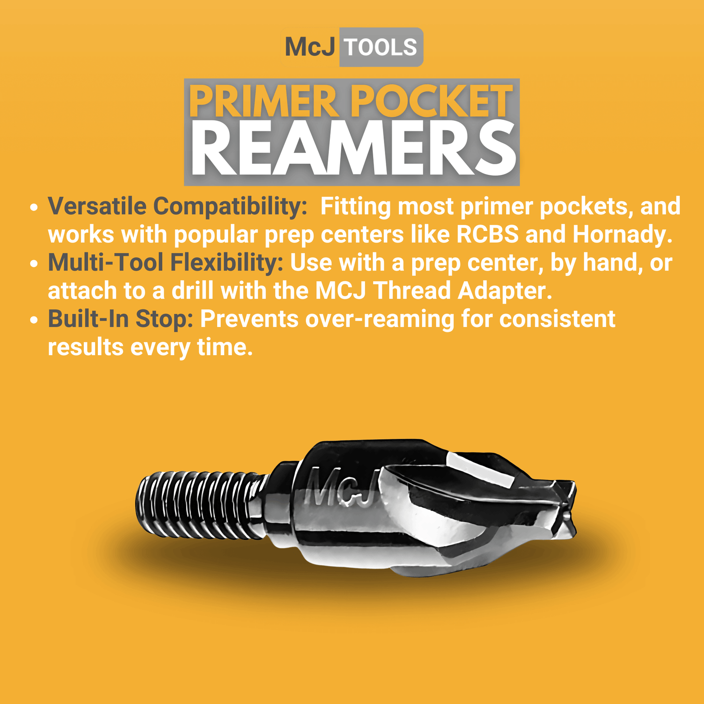 McJ Tools Primer Pocket Reamer