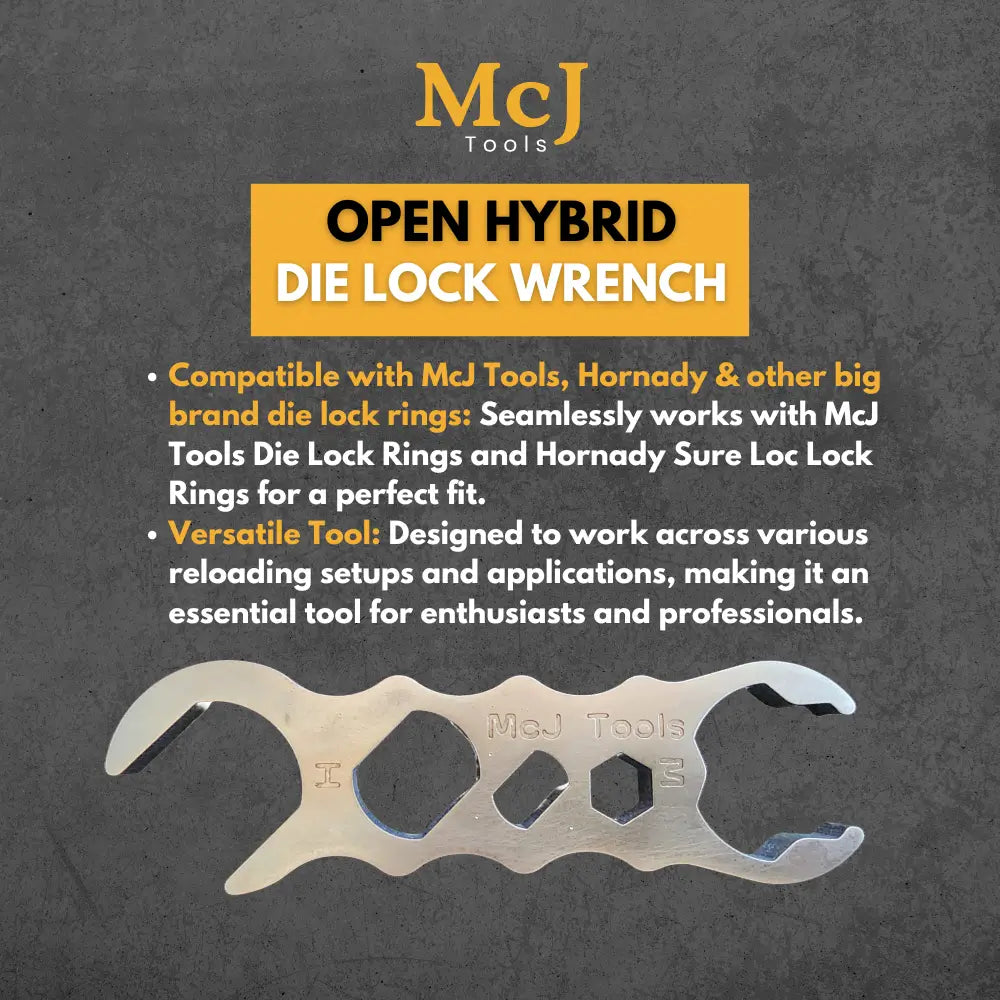 Open Hybrid Die Lock Wrench