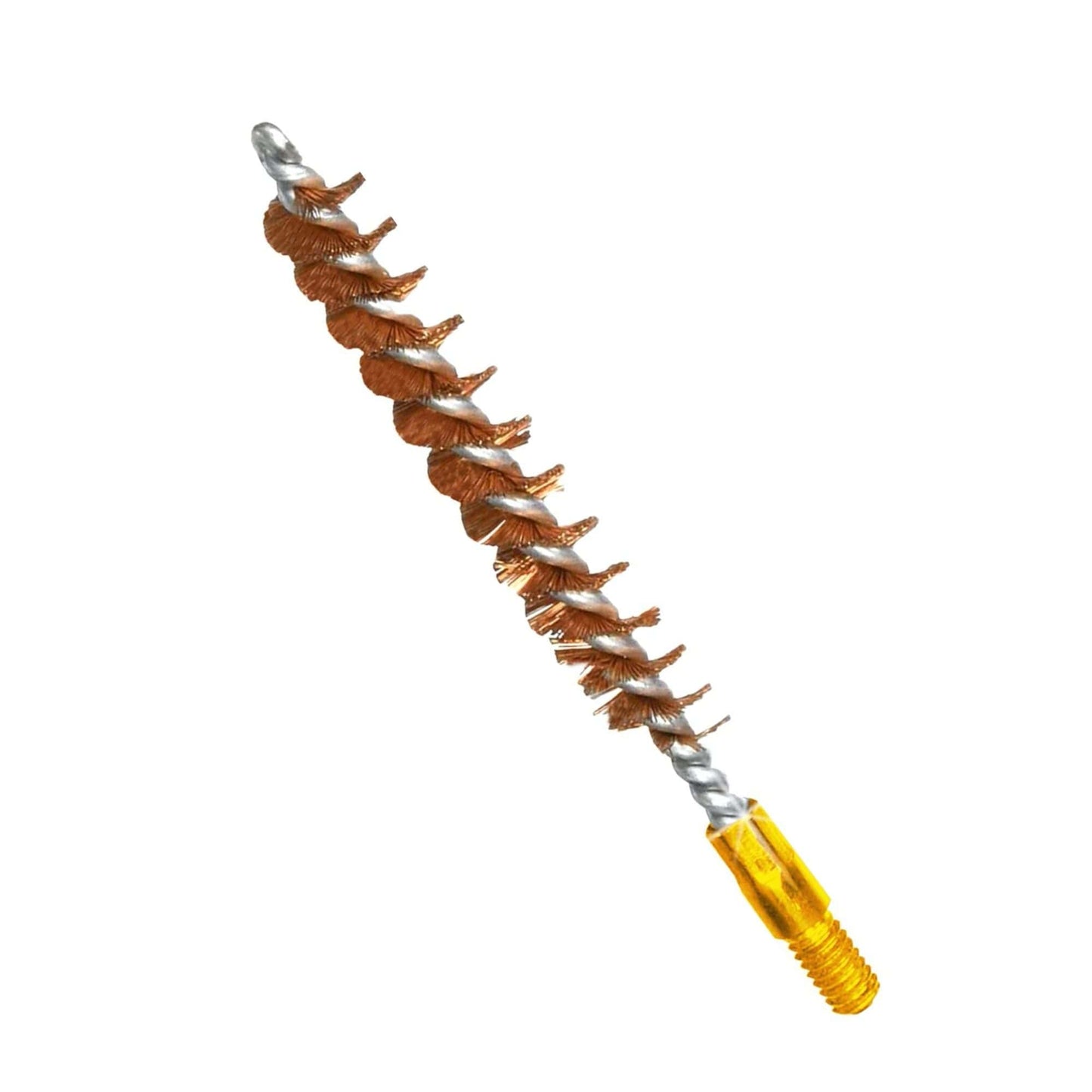 McJ Tools 38 Caliber Bronze Bore Brush – Steel Looped Core for Pistol Cleaning (50-Pack) McJ Tools