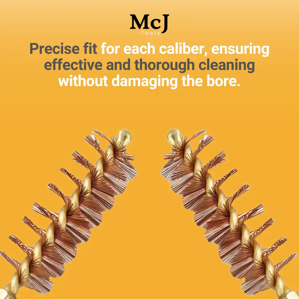 Pistol Bronze Bore Brush Brass Core Pistol Cleaning Tool