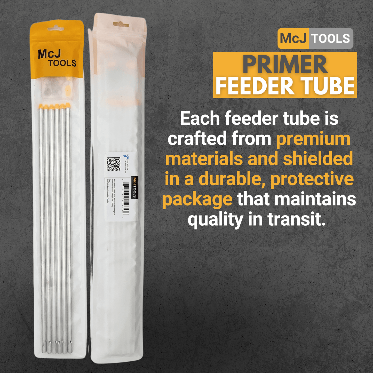 McJ Tools Auto-Primer Feeder Tubes 6 Large and 6 Small McJ Tools