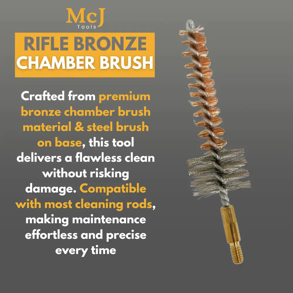 5.56mm/.223 Cal Chamber Bronze Brush 10-pack | Rifle Cleaning Tool
