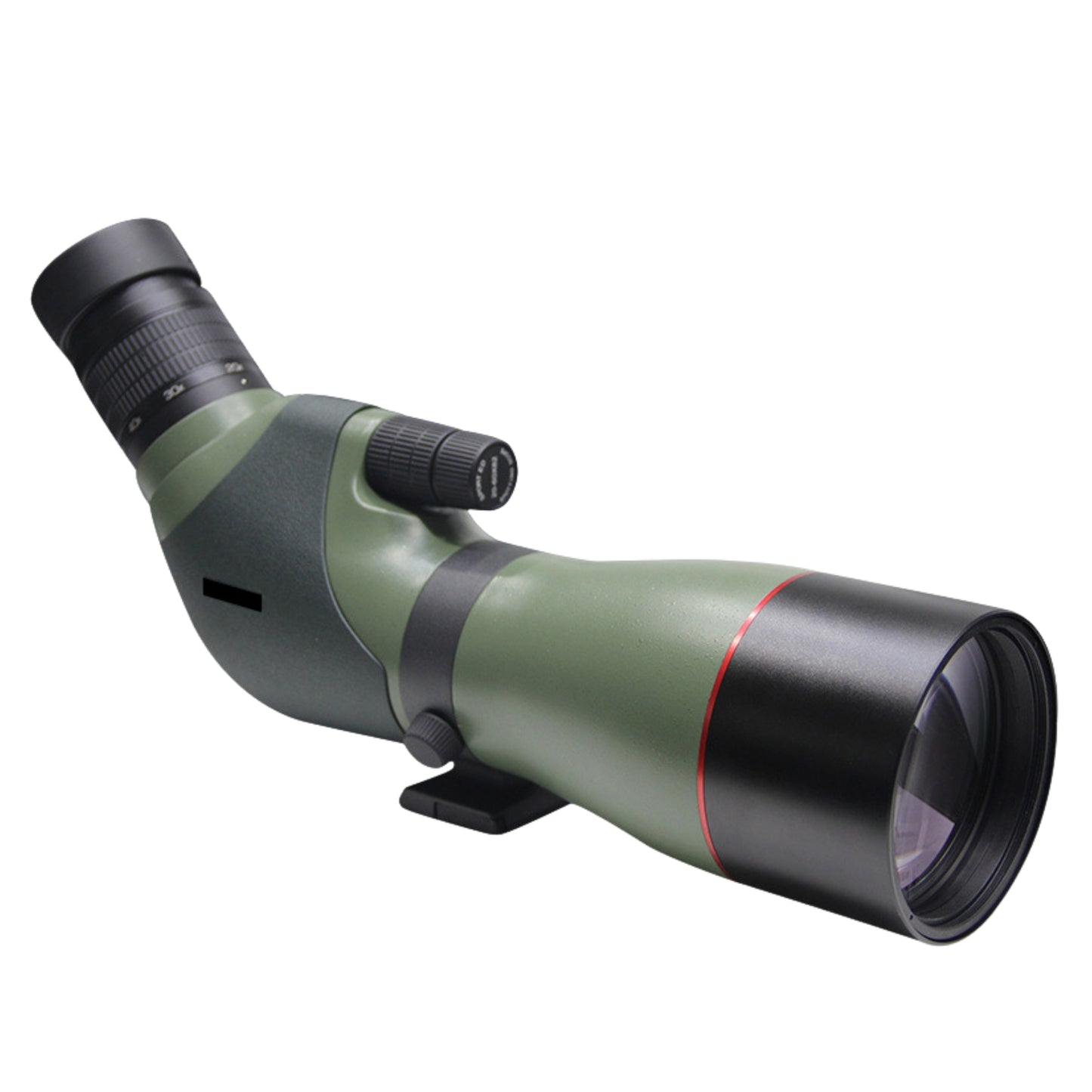 McJ Spotting Scope Showing Dual-Speed Focus and 82mm ED Lens