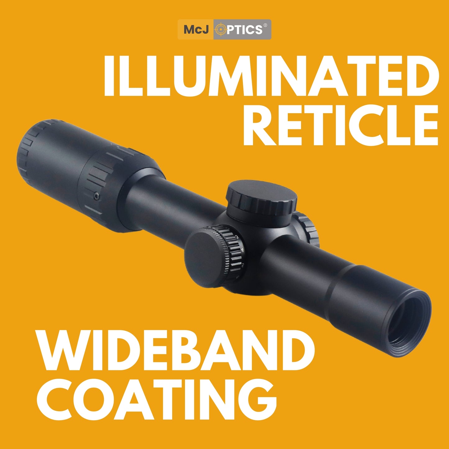 McJ Optics 1-12X24IR-SFP – Parallax and Magnification Adjustment