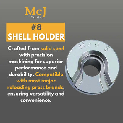 Shell Holders #8 – 6-Pack | Reloading Case Prep Tool