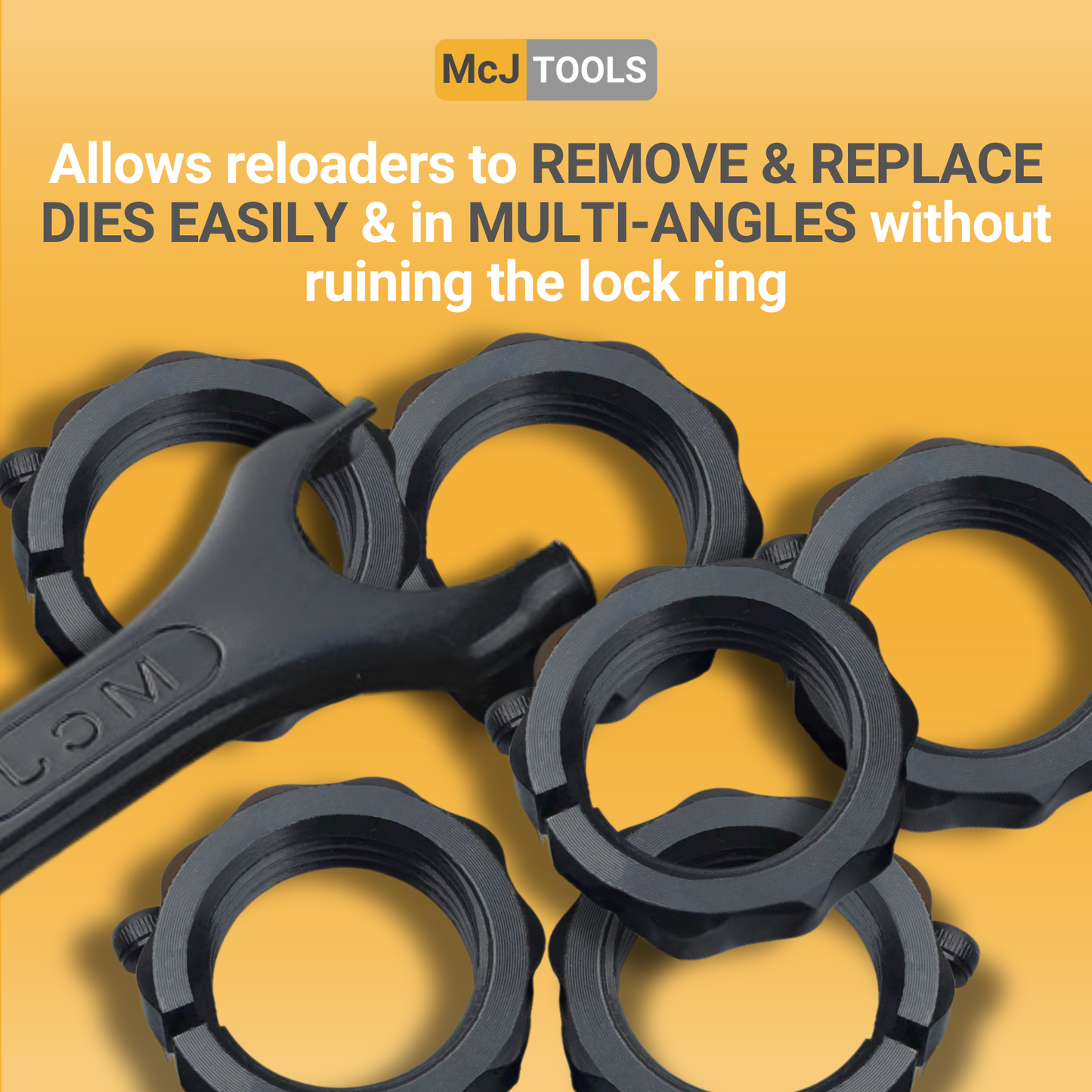 McJ Tools Die Lock Rings 1st Gen – 6-Pack