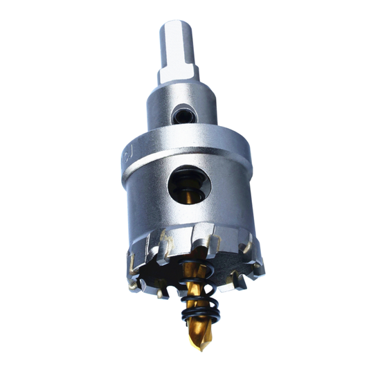 Tungsten Carbide Tipped Hole Saw Drill Bit Metric System Size for Wood, Steel, Plastic, Aluminum