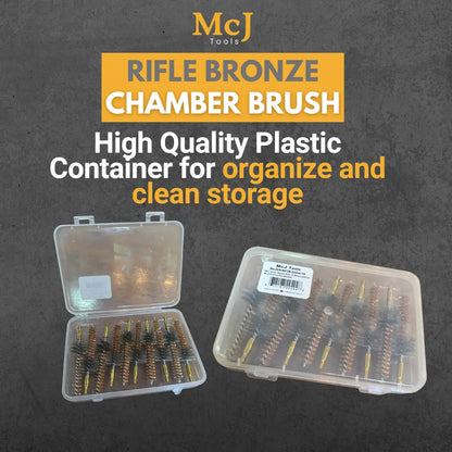 7.62mm/.308 Cal Rifle Chamber Bronze Brush 10-Pack | Rifle Cleaning Tool