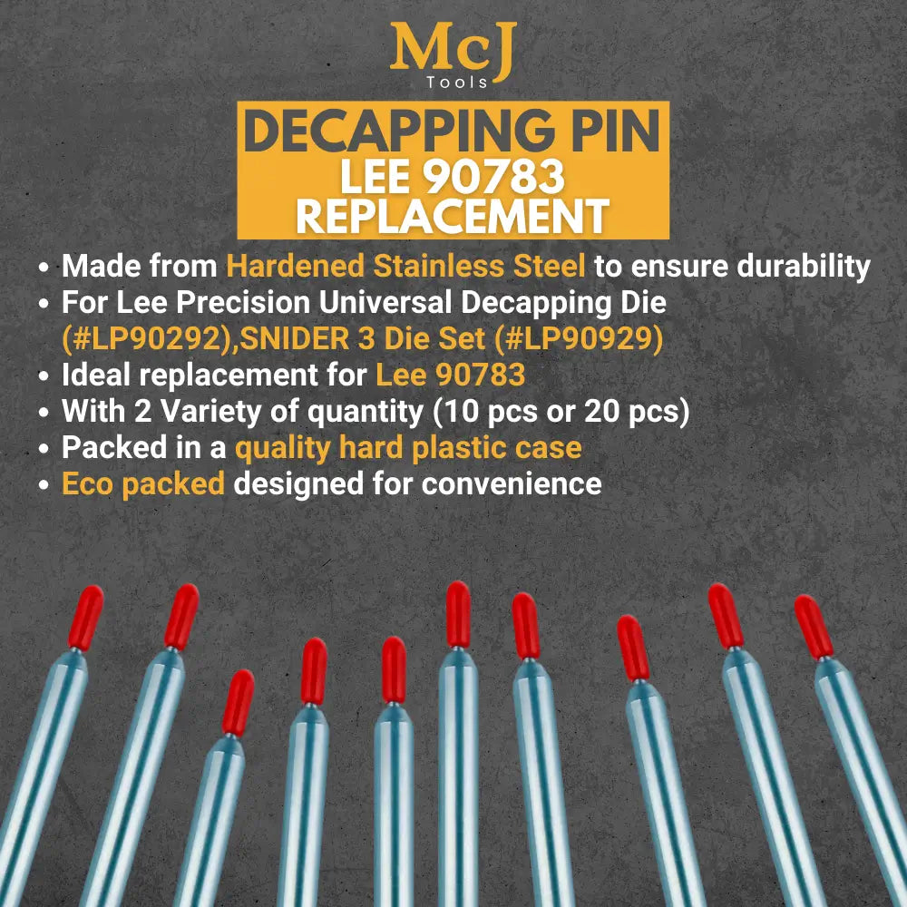 Decapping Pin Reloading Tool