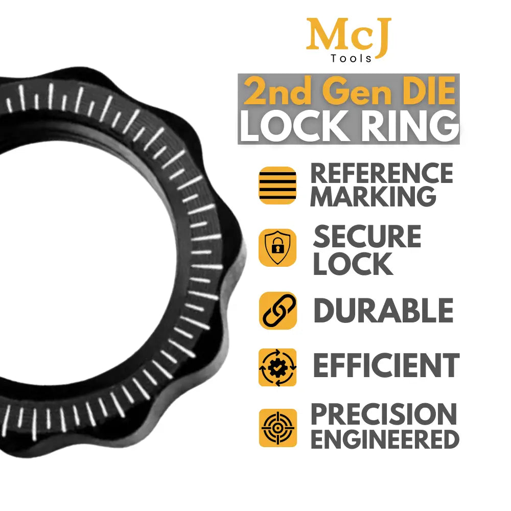 7/8x14 Die Lock Rings 2nd Gen Pack | Reloading Case Prep Tool