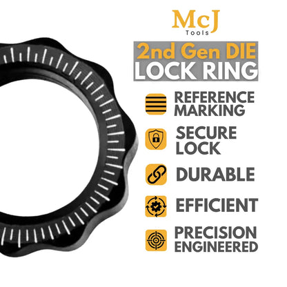 7/8x14 Die Lock Rings 2nd Gen Pack | Reloading Case Prep Tool