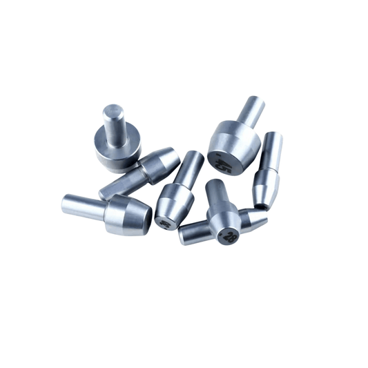McJ Tools Case Trimmer Pilot Set of 8 Most Popular Sizes: .22, .24, .27, .28, .30, 9mm, .44, .45 Cal (Shaft 3/16") McJ Tools