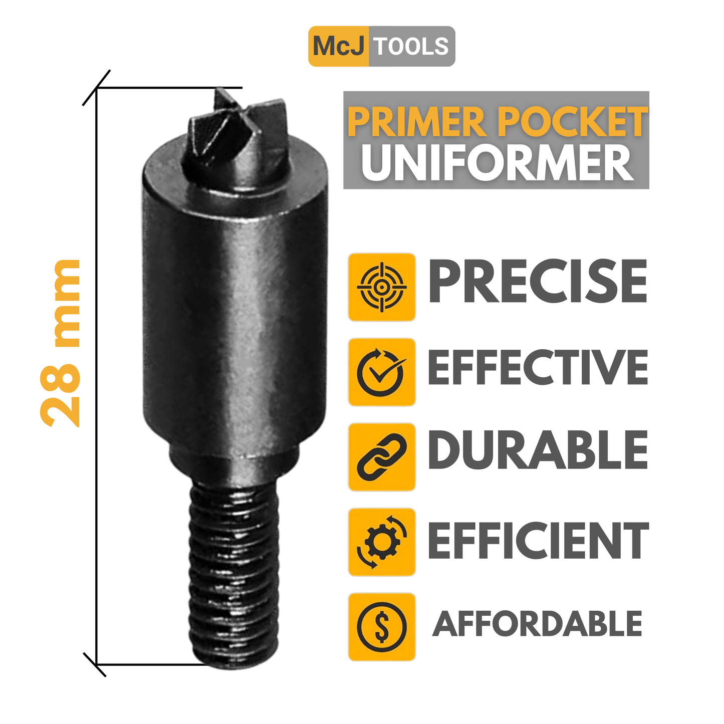 McJ Tools Primer Pocket Uniformer Large (30-pack)