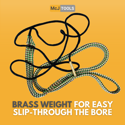 McJ Tools Bore Snake Cleaning Rope  .308, 30-30, 30-06, .300, .303, 7.62mm Caliber (2 pack)