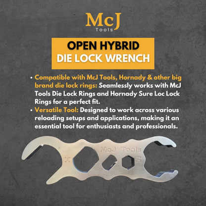 Open Hybrid Die Lock Wrench