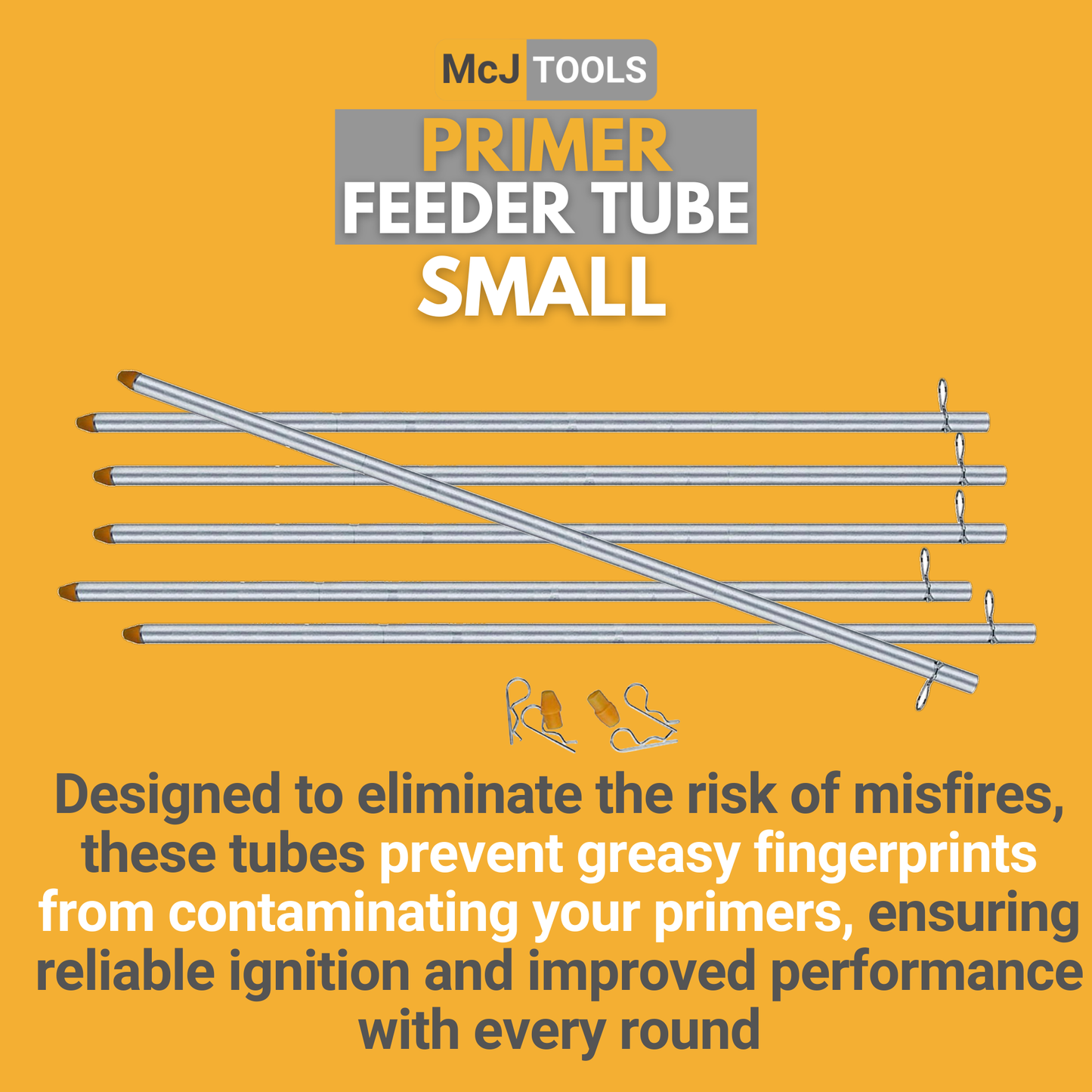 McJ Tools Auto-Primer Feeder Tube Small 6pack