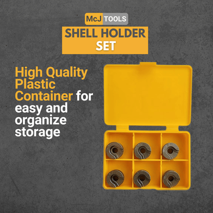 McJ Tools Cartridge Shell Holders Combo 10-Pack (#1, #2, #5, #16, #35) – 2 Each