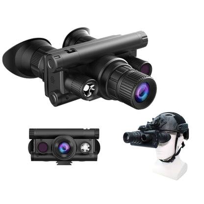 Head-mounted McJ Night Vision Device – Front and Side View